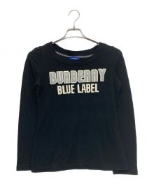 BURBERRY BLUE LABEL（バーバリーブルーレーベル）の古着「ロゴニット」｜ブラック