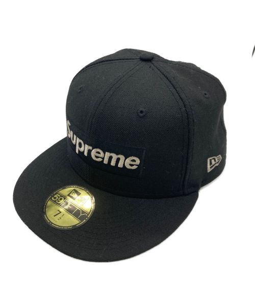 SUPREME（シュプリーム）SUPREME (シュプリーム) New Era (ニューエラ) メタリックボックスロゴキャップ ブラックの古着・服飾アイテム