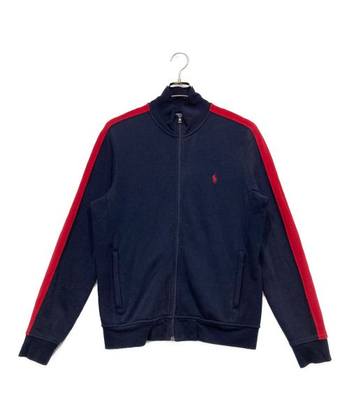 POLO RALPH LAUREN（ポロ・ラルフローレン）POLO RALPH LAUREN (ポロ・ラルフローレン) ハイネックジップスウェット ネイビー サイズ:Mの古着・服飾アイテム