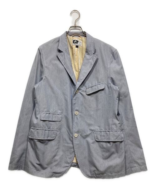 Engineered Garments（エンジニアド ガーメンツ）Engineered Garments (エンジニアド ガーメンツ) ストライプテーラードジャケット ブルー サイズ:Lの古着・服飾アイテム