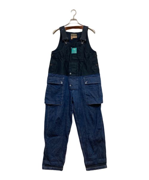 NIGEL CABOURN LYBRO（ナイジェルケーボン ライブロ）NIGEL CABOURN LYBRO (ナイジェルケーボン ライブロ) NAVAL DUNGAREE SPLIT インディゴ サイズ:46の古着・服飾アイテム