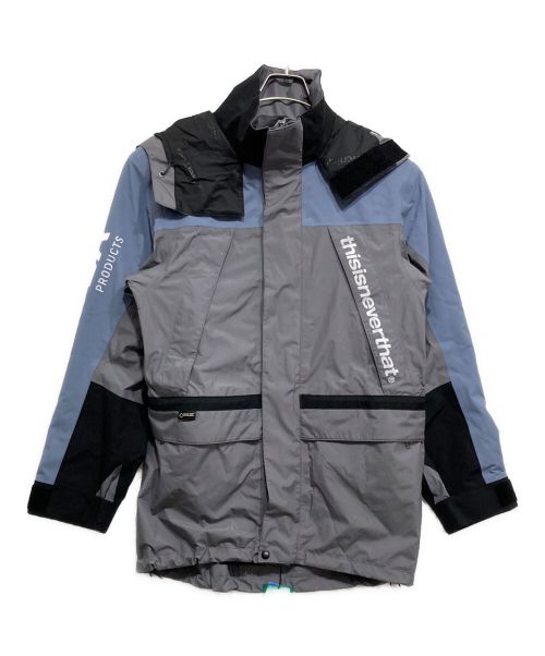 thisisneverthat（ディスイズネバーザット）thisisneverthat (ディスイズネバーザット) X GORE-TEX CITY PEAK JACKET グレー サイズ:Sの古着・服飾アイテム