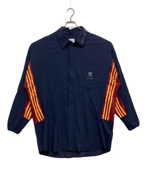 adidas（アディダス）adidas (アディダス) BED J.W. FORD (ベッドフォード) GAME SHIRT ネイビー サイズ:XLの古着・服飾アイテム