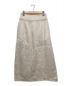 ebure (エブール) Heavy Linen Skirt/フリンジリネンロングスカート アイボリー サイズ:36：7000円