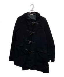 COMME des GARCONS HOMME PLUS（コムデギャルソンオムプリュス）の古着「捻じれデザインダッフルコート」｜ブラック