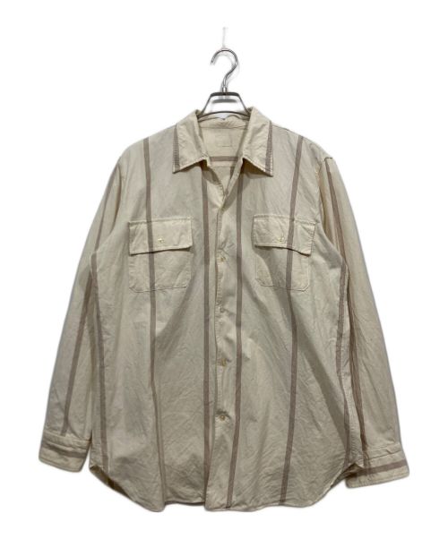 ITALIAN ARMY（イタリアン アーミー）ITALIAN ARMY (イタリアン アーミー) プリズナーシャツ / Prisoner Shirts アイボリー サイズ:3の古着・服飾アイテム