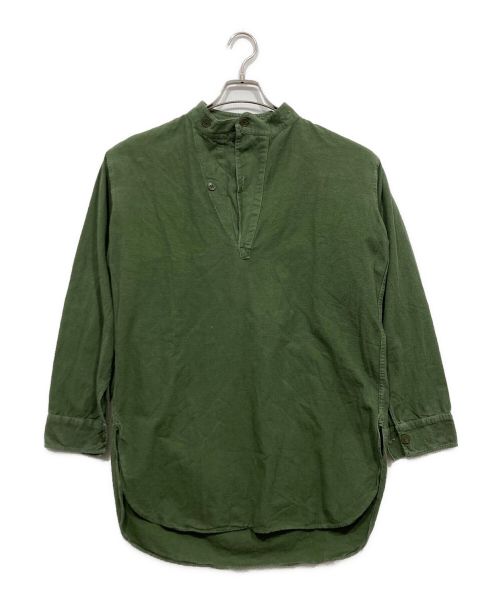 Swedish Army（スウェーデン軍）Swedish Army (スウェーデン アーミー) M55Pullover Shirts グリーン サイズ:38の古着・服飾アイテム