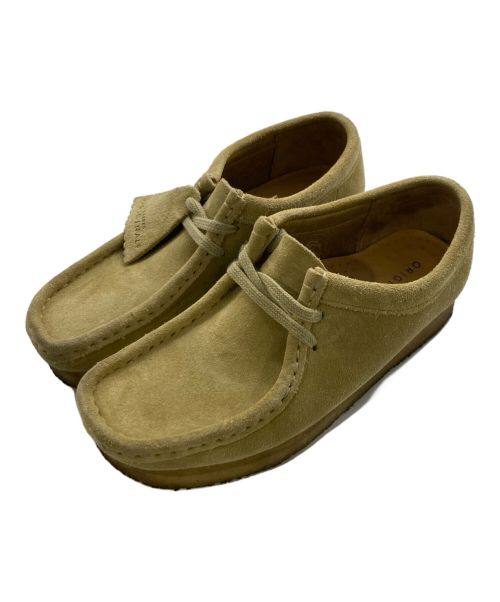 CLARKS（クラークス）CLARKS (クラークス) ワラビーブーツ ベージュ サイズ:22.5cmの古着・服飾アイテム