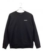 Patagoniaパタゴニア）の古着「P-6 Logo Uprisal Crew Sweatshirt」｜ブラック