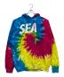 WIND AND SEA（ウィンダンシー）の古着「レインボータイダイプルオーバー/PULLOVER PARKA TIEDYE」｜マルチカラー