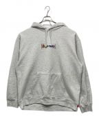 SUPREMEシュプリーム）の古着「Bling Box Logo Hooded Sweatshirt」｜グレー