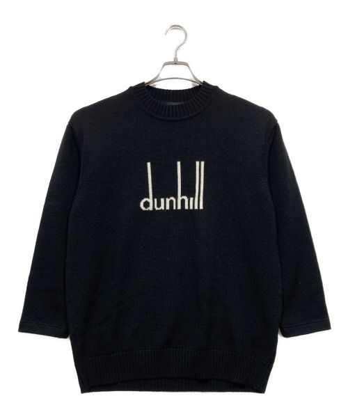 dunhill（ダンヒル）dunhill (ダンヒル) シグネチャー ロゴニット ブラック サイズ:Mの古着・服飾アイテム