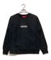 SUPREME（シュプリーム）の古着「ボックスロゴ クルーネックスウェットシャツ」｜ブラック