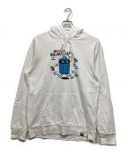 CarHarttカーハート）の古着「HOODED MARKETING SWEAT」｜ホワイト