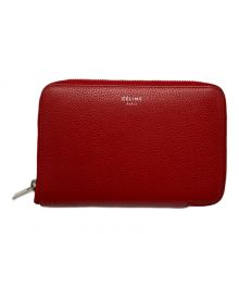 CELINE（セリーヌ）の古着「ミディアムジップラウンド」｜レッド