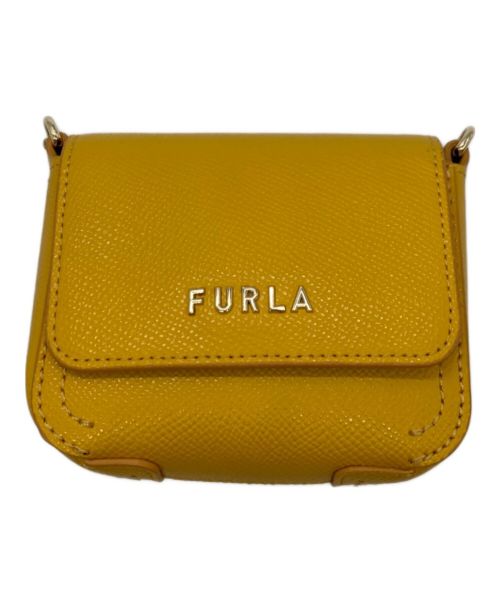 FURLA（フルラ）FURLA (フルラ) マイクロミニバッグ イエローの古着・服飾アイテム