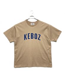 KEBOZ（ケボズ）の古着「オーバーサイズロゴTシャツ」｜ベージュ