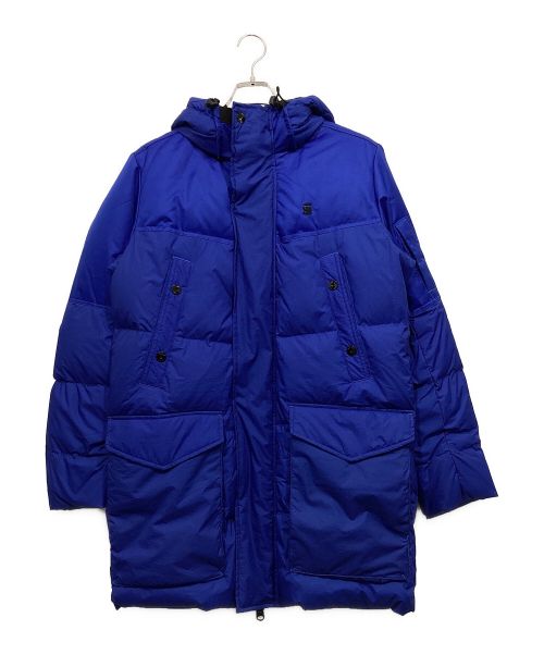 G-STAR RAW（ジースターロゥ）G-STAR RAW (ジースターロゥ) WHISTLER PADDED HOODED PARKA ブルー サイズ:Sの古着・服飾アイテム