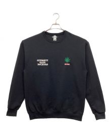 WACKO MARIA×HIGH TIMES×舐達麻（ワコマリア×ハイタイムズ×ナメダルマ）の古着「刺繍スウェット」｜ブラック