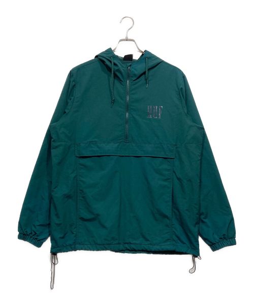 HUF（ハフ）HUF (ハフ) アノラックパーカー グリーン サイズ:Mの古着・服飾アイテム