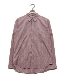 COMME des GARCONS HOMME DEUX（コムデギャルソン オム ドゥ）の古着「ストライプシャツ」｜レッド×ブルー