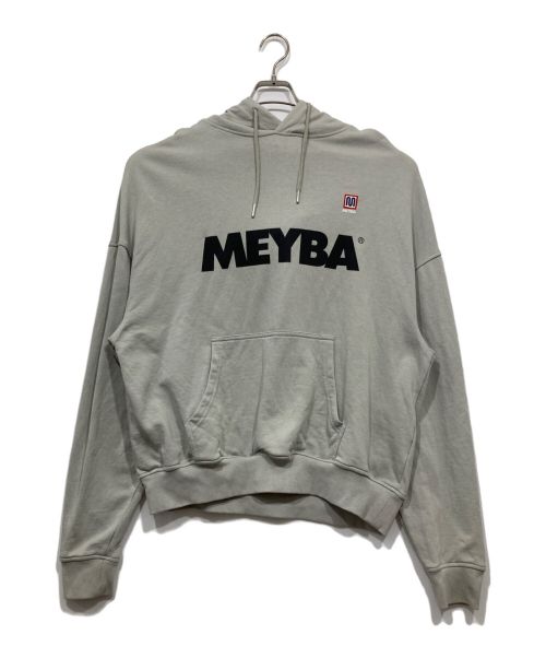 MEYBA（メイバ）MEYBA (メイバ) ロゴプリントパーカー グレー サイズ:Sの古着・服飾アイテム