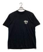 stussyステューシー）の古着「BUILT TOUGH ベアプリント Tシャツ」｜ブラック