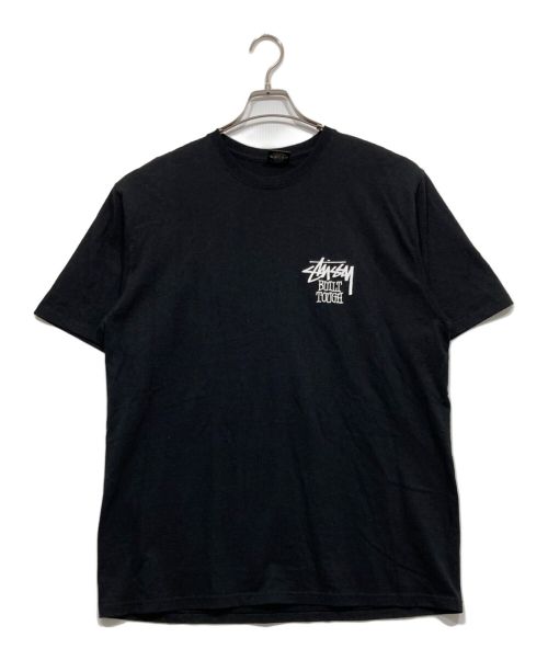 stussy（ステューシー）stussy (ステューシー) BUILT TOUGH ベアプリント Tシャツ ブラック サイズ:Lの古着・服飾アイテム