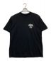 stussy（ステューシー）の古着「BUILT TOUGH ベアプリント Tシャツ」｜ブラック