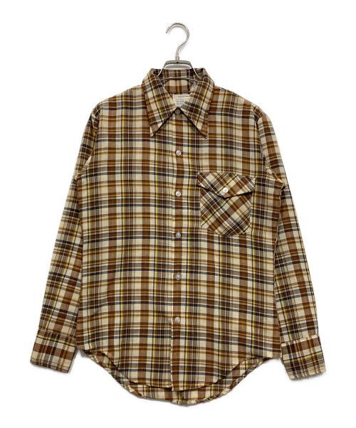 big mac（ビッグマック）big mac (ビッグマック) ヴィンテージチェックシャツ ブラウン サイズ:サイズ表記なしの古着・服飾アイテム