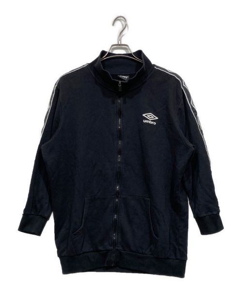 UMBRO（アンブロ）UMBRO (アンブロ) ロゴテープトラックジャケット ブラック サイズ:SIZE XXLの古着・服飾アイテム