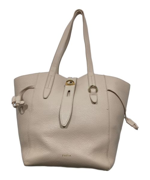 FURLA（フルラ）FURLA (フルラ) レザーハンドバッグ ピンクの古着・服飾アイテム