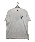 DIESELディーゼル）の古着「ワンポイントロゴTシャツ」｜ホワイト