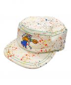 Dickies×BRAIN DEADディッキーズ×ブレインデッド）の古着「Painter Cap」｜アイボリー