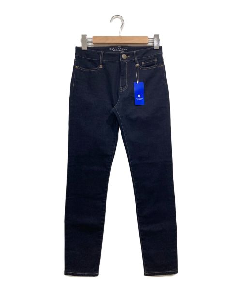 BLUE LABEL CRESTBRIDGE（ブルーレーベルクレストブリッジ）BLUE LABEL CRESTBRIDGE (ブルーレーベルクレストブリッジ) ハイストレッチクリアデニムスキニーパンツ インディゴ サイズ:40の古着・服飾アイテム