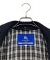 中古・古着 BURBERRY BLUE LABEL (バーバリーブルーレーベル) ウエストギャザーアンゴラ混コート ブラック サイズ:38：15000円