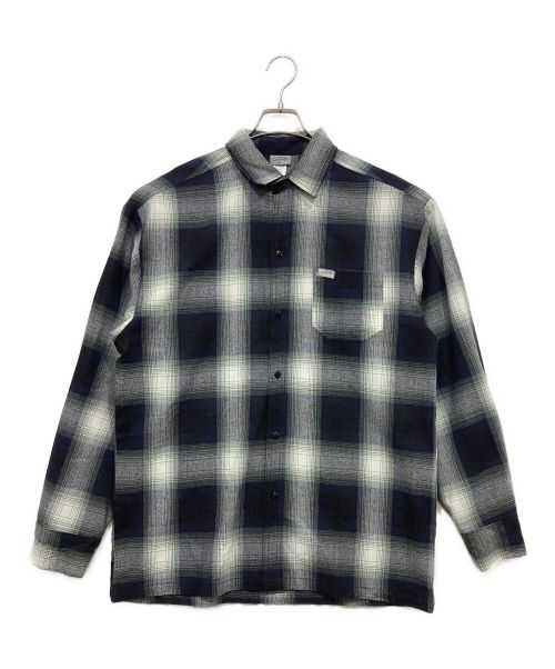 CalTop（キャルトップ）CalTop (キャルトップ) オンブレチェックシャツ グレー サイズ:Ｍの古着・服飾アイテム