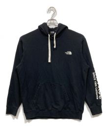 THE NORTH FACE（ザ ノース フェイス）の古着「メッセージロゴフーディー」｜ブラック