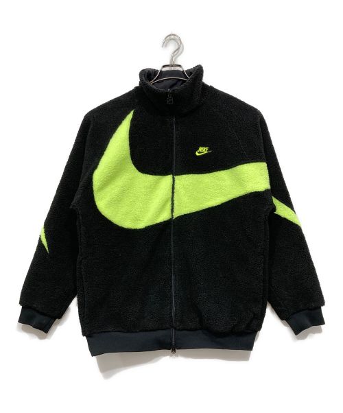 NIKE（ナイキ）NIKE (ナイキ) ビッグスウッシュボアジャケット ブラック サイズ:XLの古着・服飾アイテム