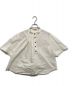 RUCHE（ルーシュ）の古着「Knit Bonding Stand Collar Shirt」｜アイボリー