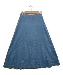 SACRA（サクラ）の古着「Corduroy Long Skirt」｜スカイブルー