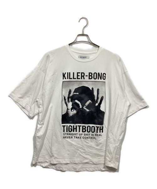 TIGHTBOOTH PRODUCTION（タイトブースプロダクション）TIGHTBOOTH PRODUCTION (タイトブースプロダクション) KILLER BONG (キラーボング) TBKB HAND SIGN T-SHIRT ホワイト サイズ:Lの古着・服飾アイテム