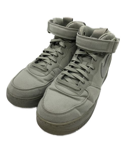 NIKE（ナイキ）NIKE (ナイキ) AIR FORCE 1 MID 07 CANVAS グリーン サイズ:27.5cmの古着・服飾アイテム