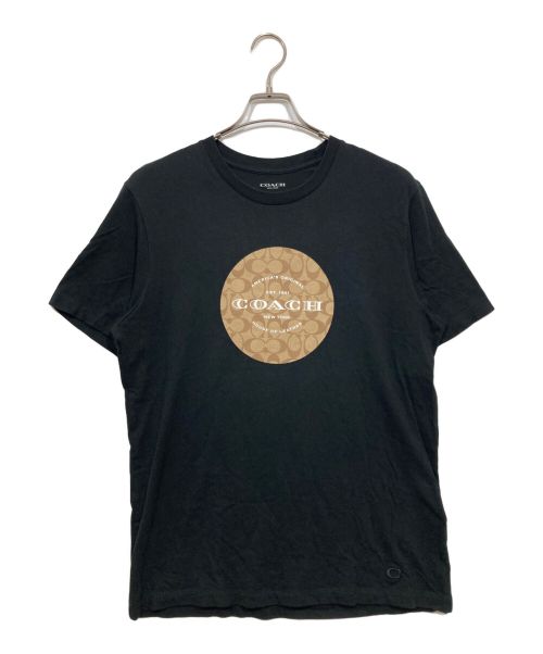 COACH（コーチ）COACH (コーチ) シグネチャー Tシャツ ブラック サイズ:Mの古着・服飾アイテム