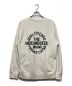 HIDE AND SEEK (ハイドアンドシーク) Circle Logo SweatShirt アイボリー サイズ:L：6000円