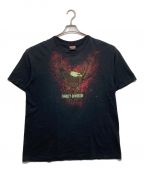 HARLEY-DAVIDSONハーレーダビッドソン）の古着「プリントTシャツ」｜ブラック