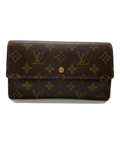 LOUIS VUITTON（ルイ ヴィトン）LOUIS VUITTON (ルイ ヴィトン) ポルトフォイユ・インターナショナル ブラウンの古着・服飾アイテム