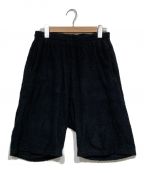 jiedaジエダ）の古着「GEOMETRIC PILE WIDE SHORTS」｜ブラック