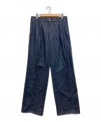 AURALEEオーラリー）の古着「HARD TWIST DENIM WIDE SLACKS」｜インディゴ