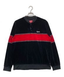 SUPREME（シュプリーム）の古着「ベロア スナップ ヘンリー」｜ブラック